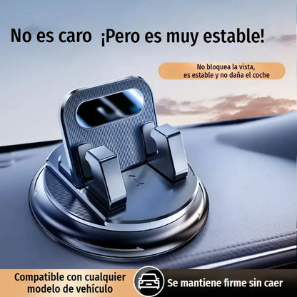 🎯 ¡50% DE DESCUENTO EN TODO! Soporte giratorio para teléfono – Montaje seguro en el salpicadero, goma de alto agarre 🧭🔄 【Calidad garantizada】