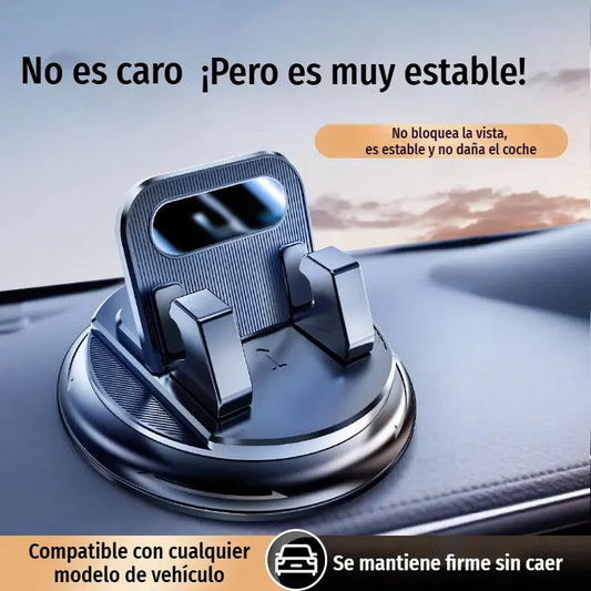 🎯 ¡50% DE DESCUENTO EN TODO! Soporte giratorio para teléfono – Montaje seguro en el salpicadero, goma de alto agarre 🧭🔄 【Calidad garantizada】