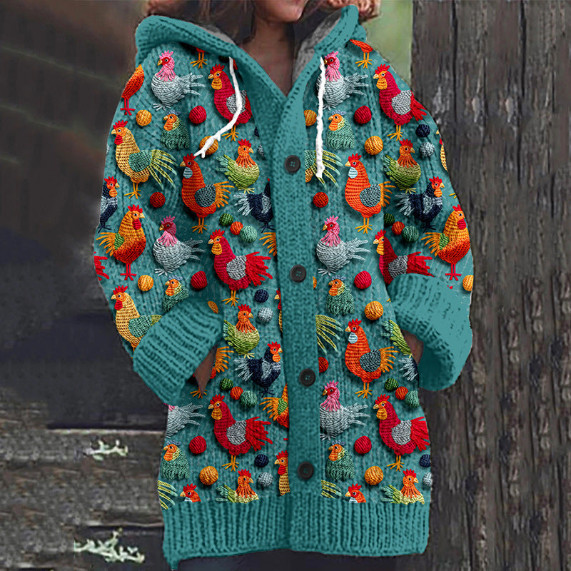 🥰Nowy wygodny wełniany kardigan w stylu retro_4181268