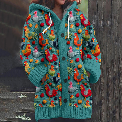 🥰Nowy wygodny wełniany kardigan w stylu retro_4181268
