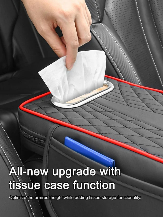 Multifunkční kožená loketní opěrka do auta tři v jednom_4147190