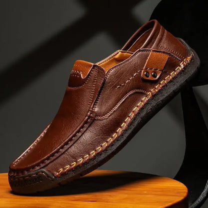 👞50% de descuento🔥【38-48】Mocasines de cuero hechos a mano ✅️Pago contra entrega