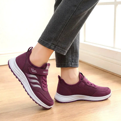 【36-41】Zapatos cómodos para caminar para personas mayores: suaves, ligeros y de estilo deportivo; perfectos para el uso diario de la mujer.