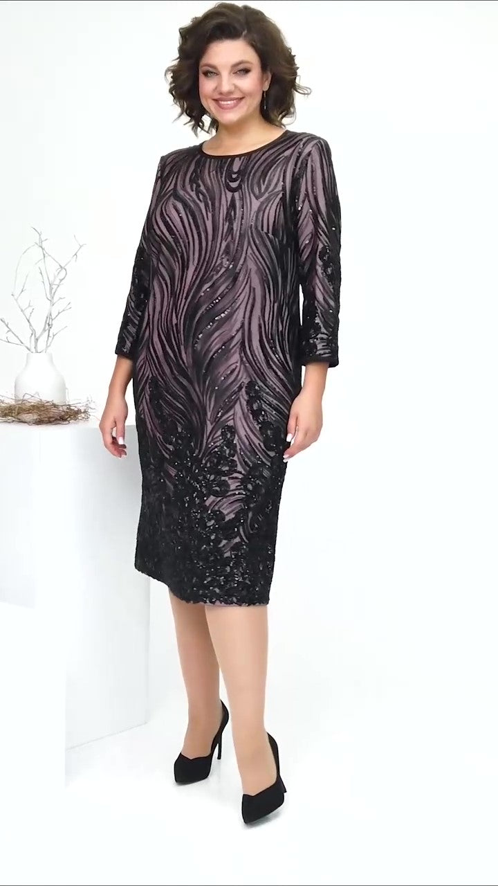 💖💖【S-5XL】Nové a elegantní vysoce kvalitní šifonové šaty