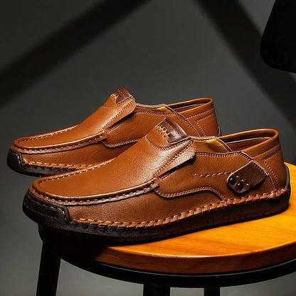 👞50% de descuento🔥【38-48】Mocasines de cuero hechos a mano ✅️Pago contra entrega