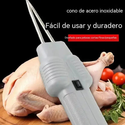 🐓🦆 Desplumadora eléctrica portátil para pollos, patos, gansos y aves de corral (carga USB)