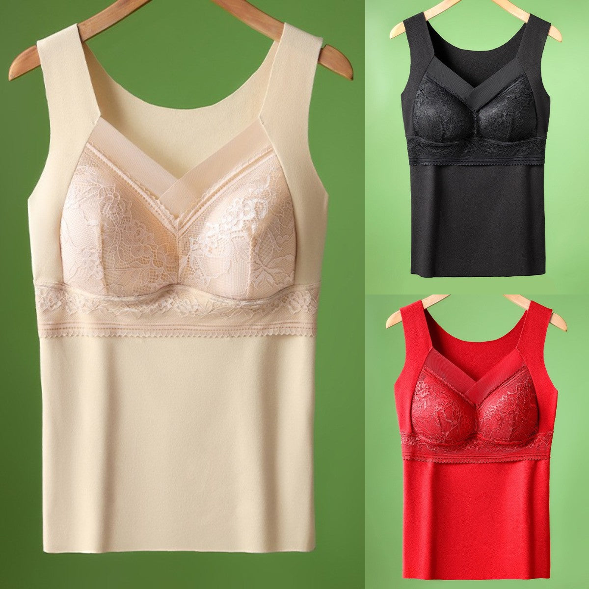 🔥【3 db】❤️【40-100kg】Őszi-téli libabársony csipke fehérnemű, gyönyörű hát, összegyűjtő kiegészítő mellek, mellereszedés megelőzése ✅【Orvosi javaslat】