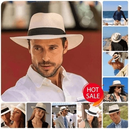 【30% OFF】Sombrero de palma tejido a mano de Ecuador_4274566