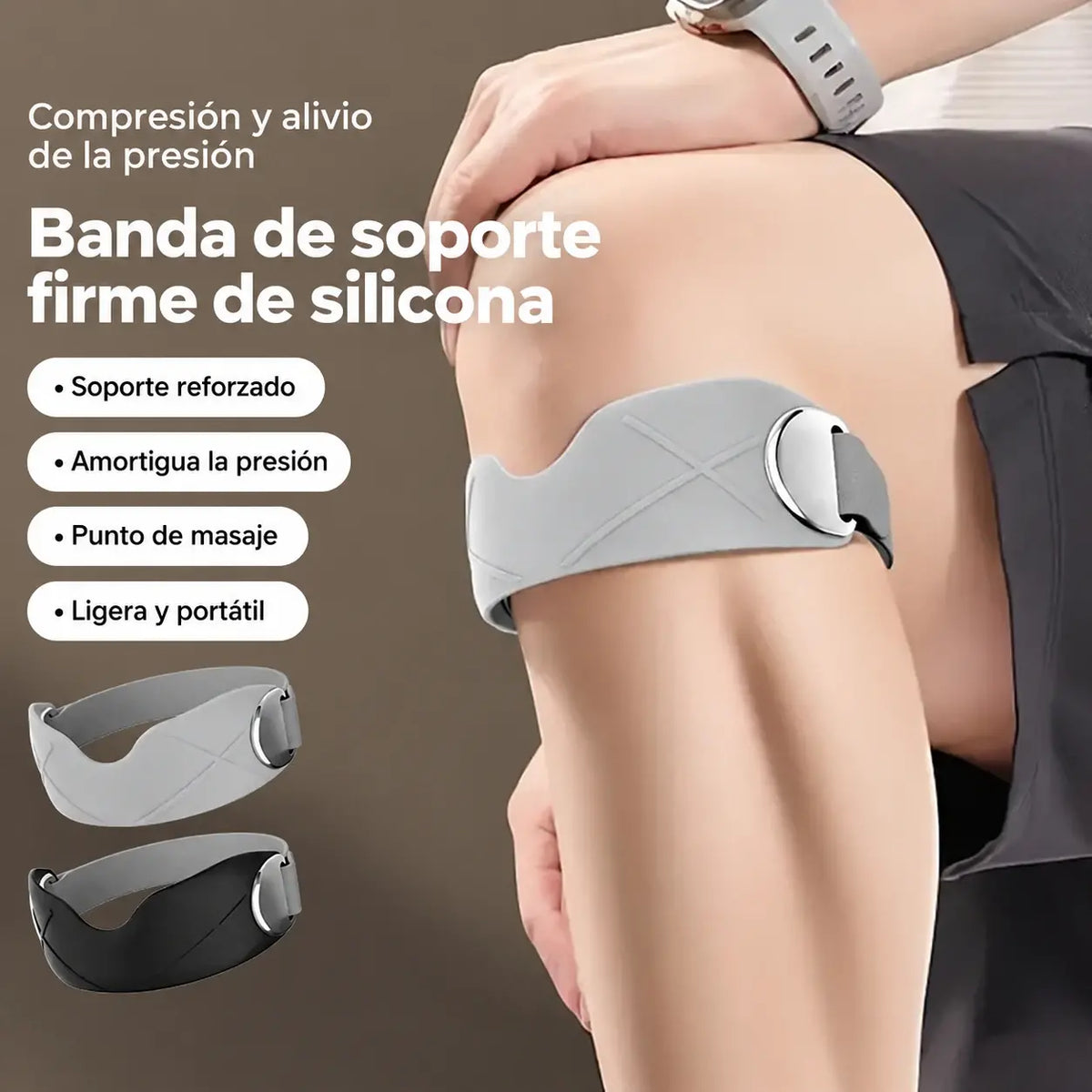 【2 pares (4 unidades)】🏃‍♀️ Rodillera deportiva con soporte cómodo y seguro