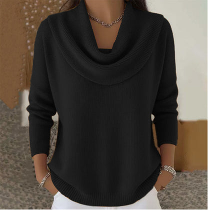 🔥【S-3XL】Nowy sweter z długim rękawem w jednolitym kolorze na jesień/zimę_4187568