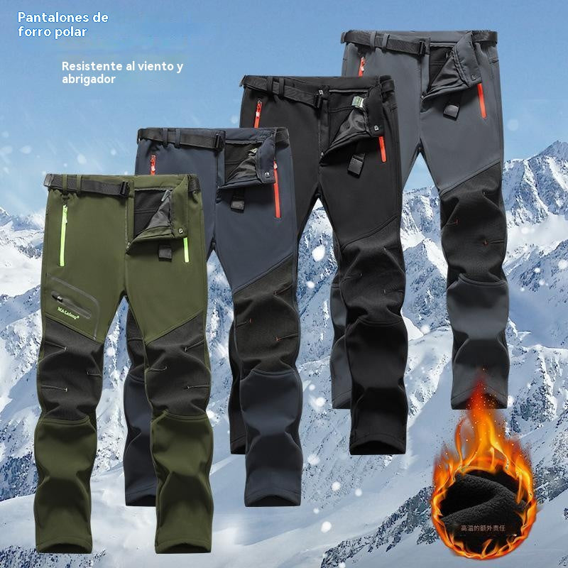 🔥[S-5XL]  Nuevos pantalones casuales impermeables y cálidos para hombre, otoño e invierno 2025_4187583