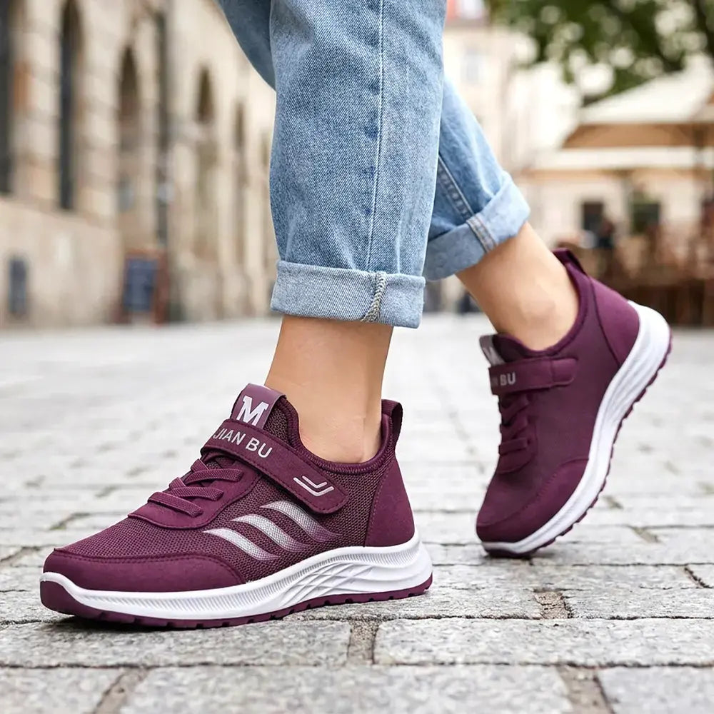 【36-41】Zapatos cómodos para caminar para personas mayores: suaves, ligeros y de estilo deportivo; perfectos para el uso diario de la mujer.