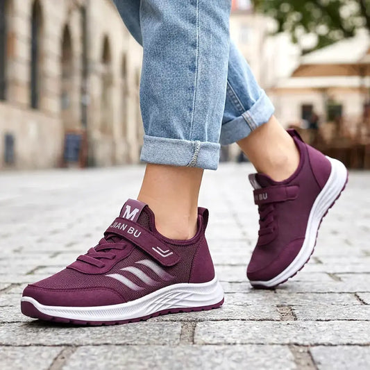 【36-41】Zapatos cómodos para caminar para personas mayores: suaves, ligeros y de estilo deportivo; perfectos para el uso diario de la mujer.