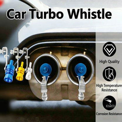 【Compra 1 y recibe 1 gratis】Silbato de escape con sonido turbo – Metal duradero y llamativo_4236273