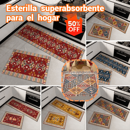 🛒Compra uno y llévate otro gratis👉【40*60+40*120cm】De uso común en casa🔥Alfombrilla superabsorbente