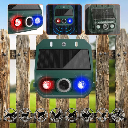 🔥【50% de descuento】🔥Repelente solar ultrasónico para animales para exteriores: puede ahuyentar pájaros y animales.