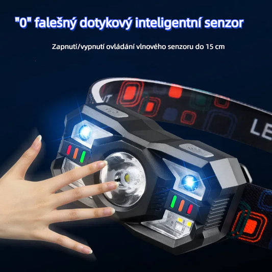 【45% OFF】💡🌟Inteligentní indukční maják s dlouhou výdrží baterie Venkovní noční rybářské světlo namontované na hlavě 3861284
