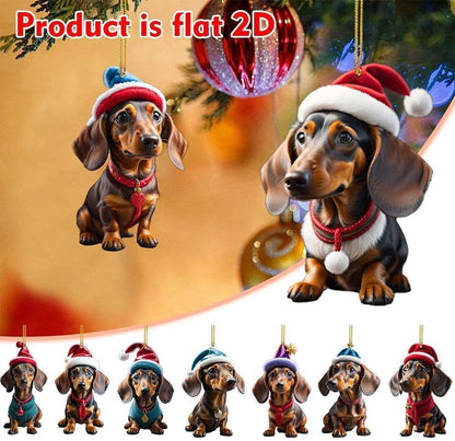 🎄【18 sztuk】🐕 Ozdoby choinkowe w kształcie szczeniąt