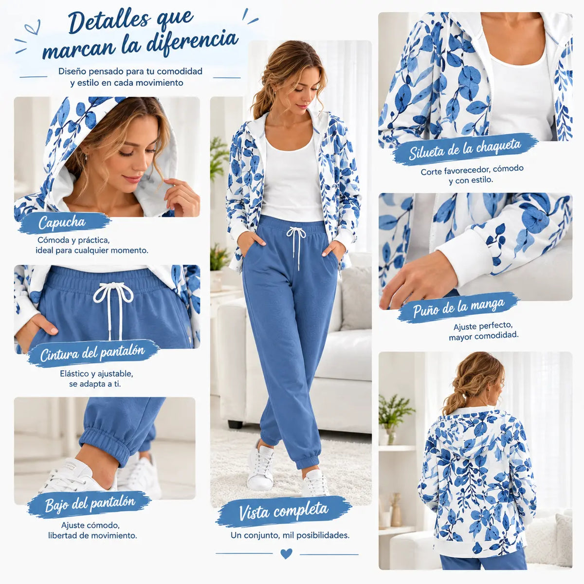 【S-3XL】💃 💖 Nuevo conjunto para el hogar 2026, sencillo y elegante.