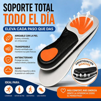 🔥【Compre 1 y obtenga 1 gratis】【35-46】👣⚡ Plantillas Deportivas Ortopédicas con Soporte de Arco – Amortiguación Total y Máxima Comodidad 🔥