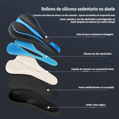 🔥 ¡50% de descuento hoy! Funda de silicona para sillín de bicicleta: máxima comodidad y protección total._4278088