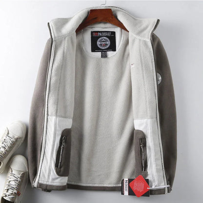 🧥【XS-3XL】Chaqueta de forro polar de terciopelo grueso para hombre, otoño e invierno, cálida, ligera, talla grande