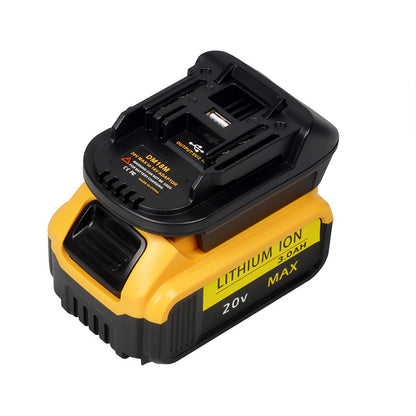 ⚡【Limitado a 2 por persona】Adaptador de batería de litio para herramientas de batería de 18 V