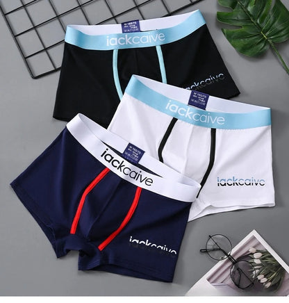 【5 piezas】  Ropa interior de algodón puro suave y cómoda para hombres (M-3XL)