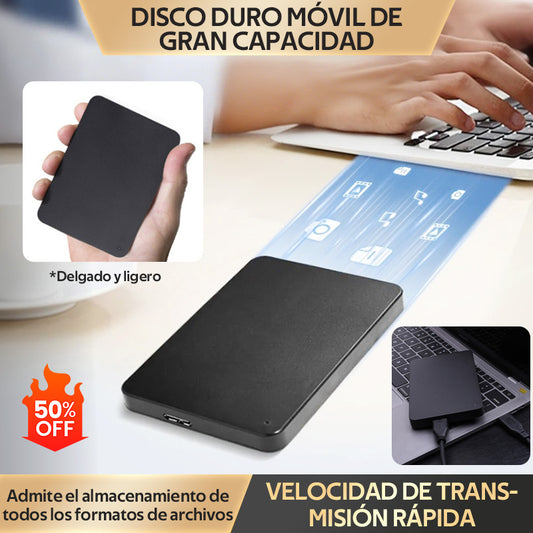 🔥✨【Último día con 50 % de descuento】Disco duro móvil de gran capacidad de 20TB