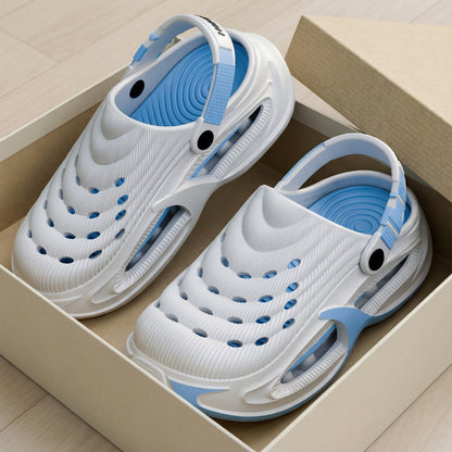👟50% DE DESCUENTO🌬️Sandalias multiusos 2 en 1 para hombre: suela gruesa de EVA, antideslizante y extremadamente ligeras y transpirables🏃‍♂️