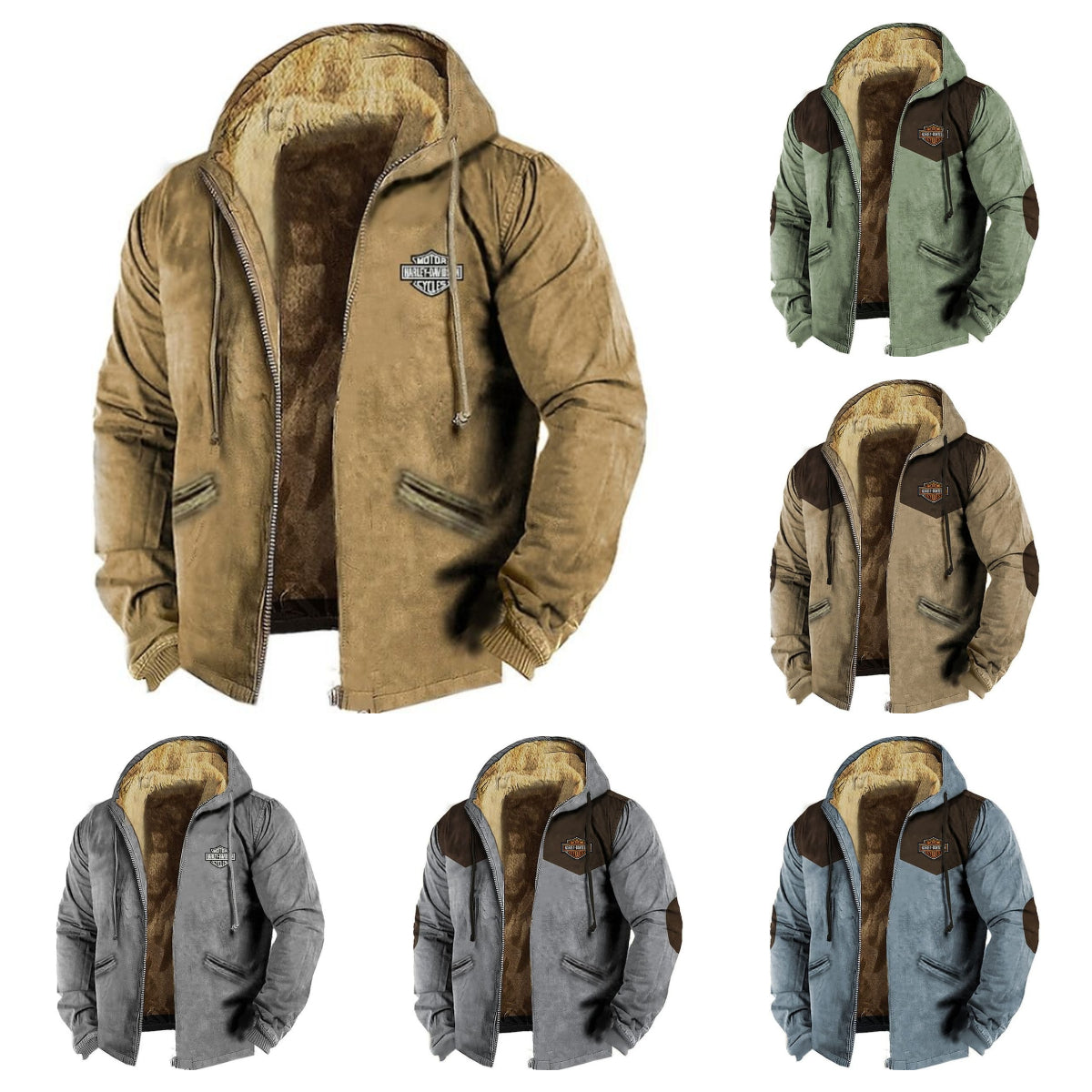 🔥💥【M-5XL】Sudadera con Capucha para Hombre 2025 – Moda de Otoño e Invierno, Refuerzo, Cálida y Cómoda para el Frío_4194499