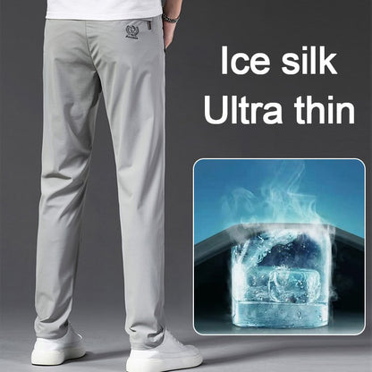 💥【80% DE DESCUENTO】M-5XL，Pantalones diarios de hielo súper elásticos y transpirables