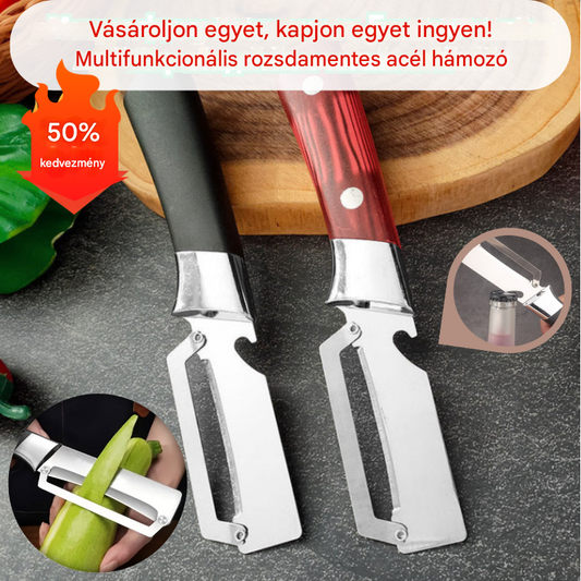 💥Vásárolj 1-et, kapsz 1-t ingyen! (2 darab)💥🔪Multifunkciós rozsdamentes acél hámozó🧅4302149