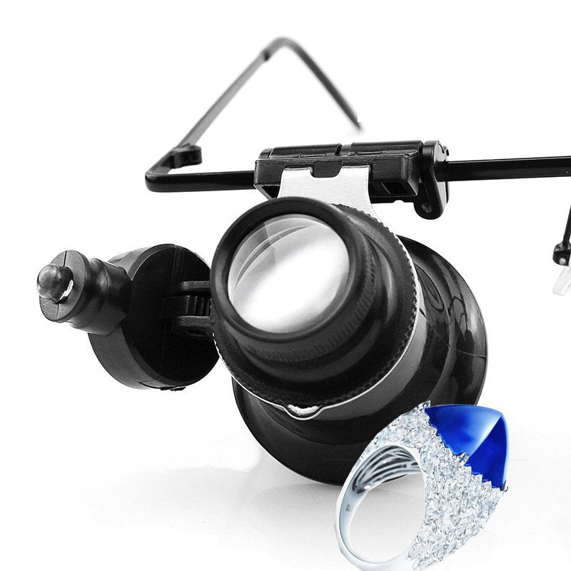 Reparación de lupas LED montadas en la cabeza