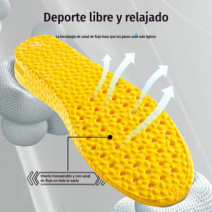 💥【Compra uno y llévate otro gratis】2 pares por 24 euros 👟Plantillas cómodas con cojín de aire y efecto de aumento de estatura 📈