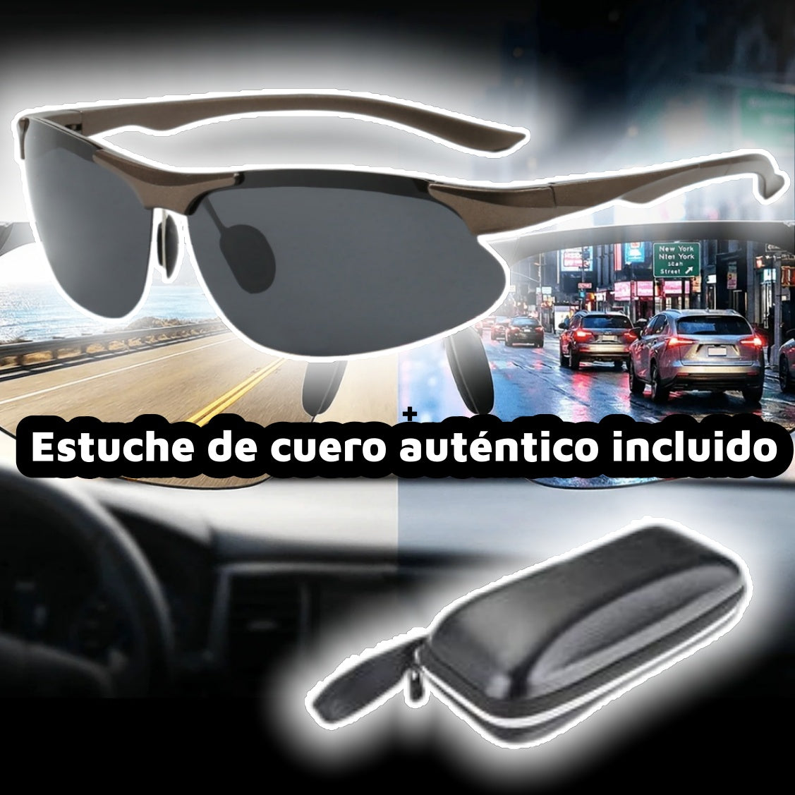 【¡50% de descuento!】🕶️ Gafas Fotocromáticas Polarizadas Día y Noche para Conducir 🚗4301144