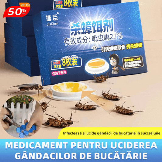 🛡️🏠【80 kusů】💥Mast na hubení švábů dovezená z Německa, návnada do domácnosti, netoxická, pro matky a miminka