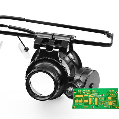 Reparación de lupas LED montadas en la cabeza