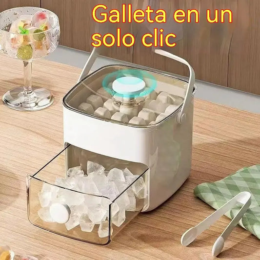 🧊 Bandeja para cubitos de hielo 2026 con tapa: hacer hielo es fácil.