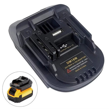 ⚡【Limitado a 2 por persona】Adaptador de batería de litio para herramientas de batería de 18 V