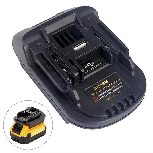 ⚡【Limitado a 2 por persona】Adaptador de batería de litio para herramientas de batería de 18 V