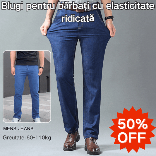 🔥🔥【60-110 kg】👖👖 Vaqueros de hombre, rectos, informales, versátiles, en tallas grandes