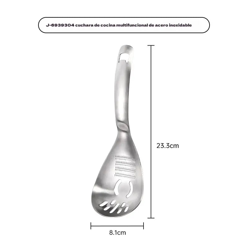 🔥50% de descuento🔥🥄Cuchara y colador multifuncional de acero inoxidable 304