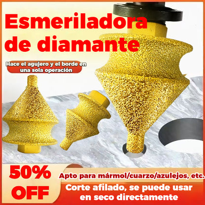 🧰🛠️【38mm/55mm】Broca de diamante multifuncional para biselar