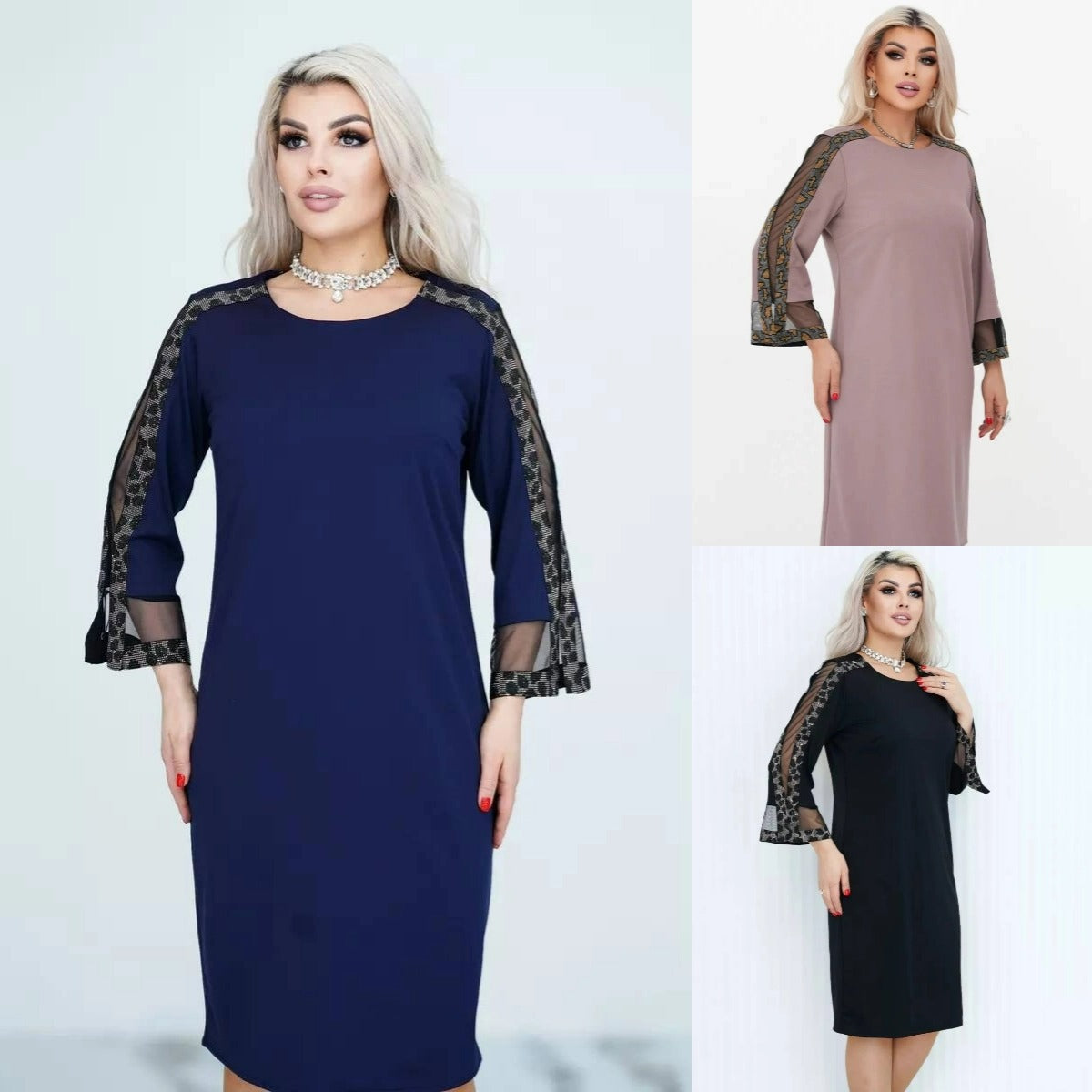 👑👗【S-5XL】Nowa elegancka sukienka