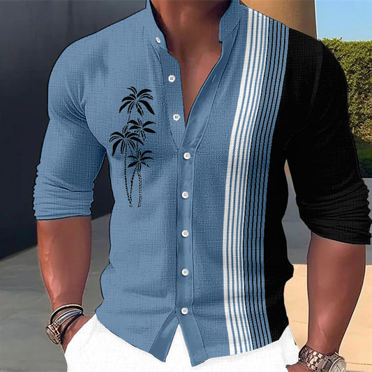 【S-6XL】Camisa de hombre de algodón puro