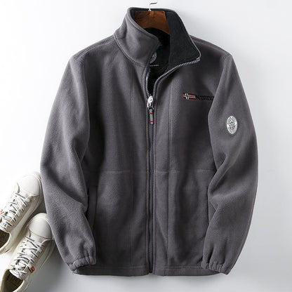 【XS-3XL】Chaqueta de Terciopelo Grueso de Lana para Hombre, Talla Grande, Cálida y Cómoda para Otoño e Invierno【40% de Descuento】