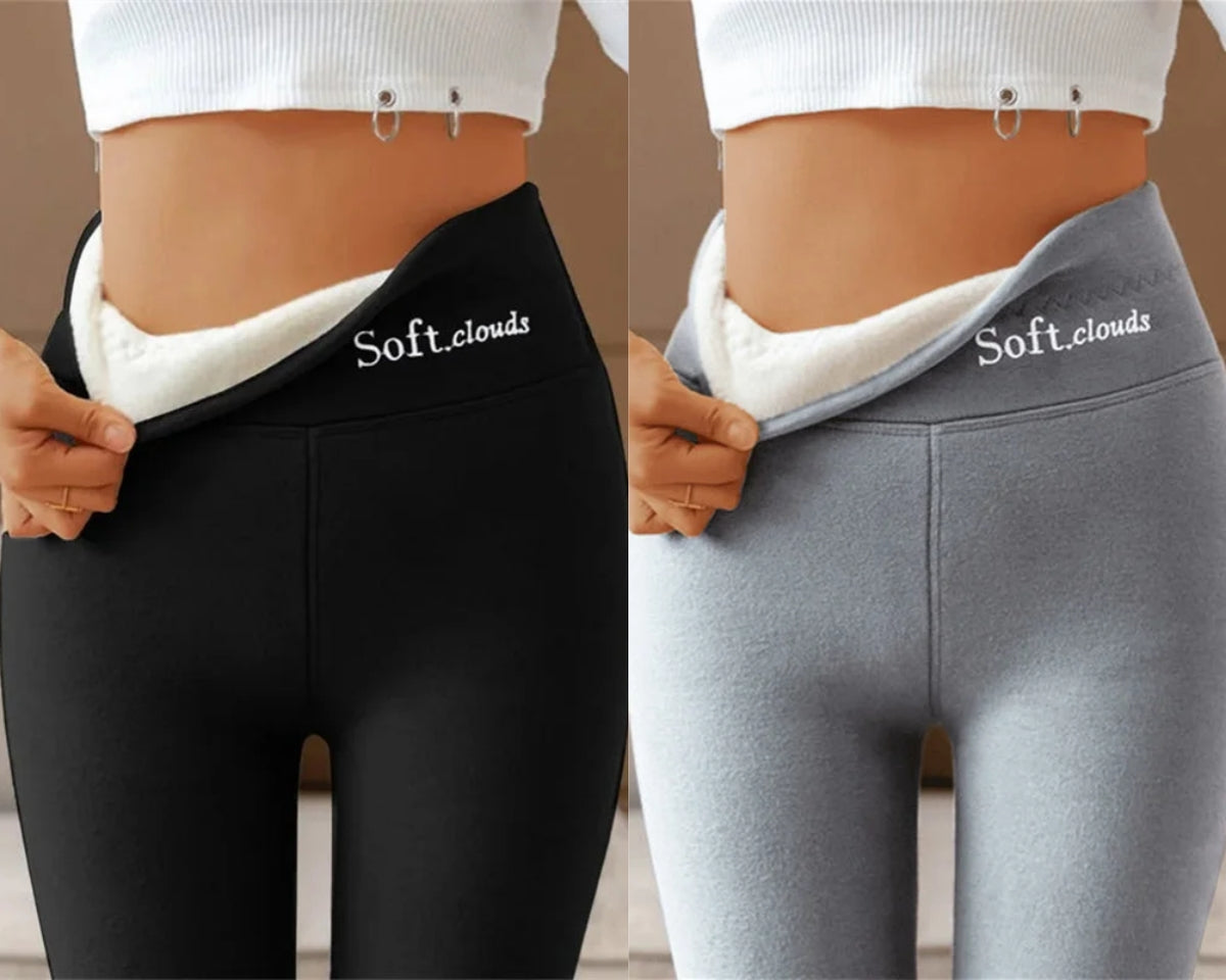 🔥2-balení【S-5XL】2026 kašmírové termo legíny s vysokým pasem na podzim a zimu_3760113