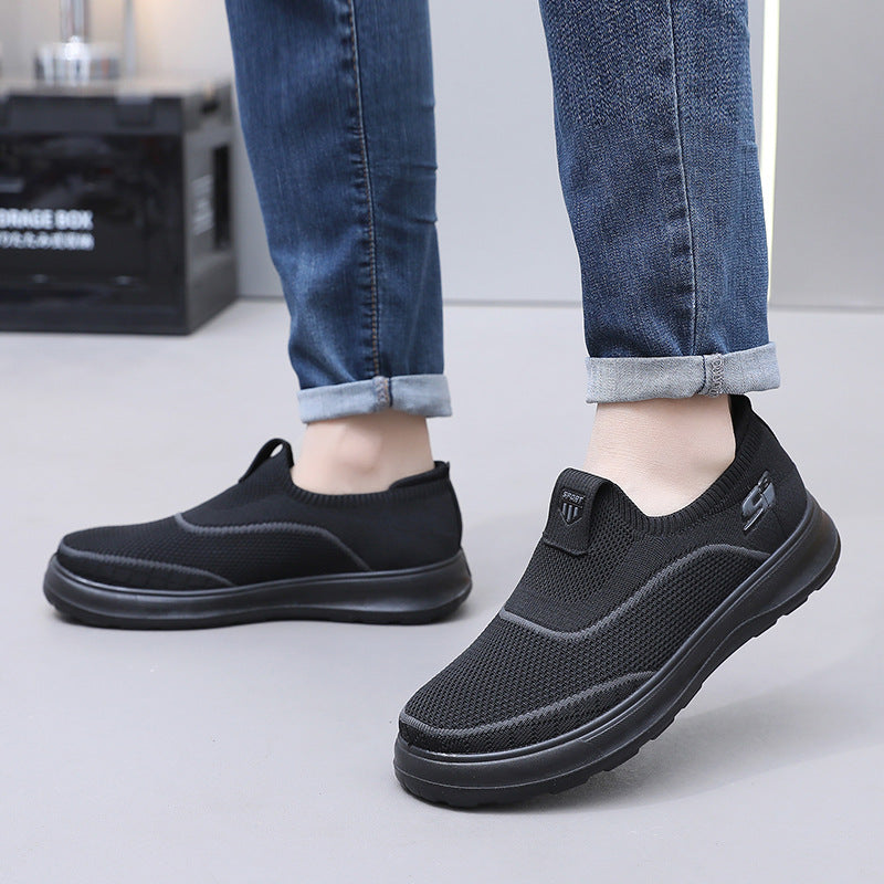 🏆【39-45】Męskie, codzienne, odporne na zużycie, pojedyncze buty z miękką podeszwą, uniwersalne, wsuwane buty męskie_4195104