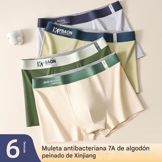 【45%OFF】🧊🌟Calzoncillos bóxer de tiro medio, cómodos y transpirables para hombre